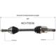 Purchase Top-Quality GSP NORTH AMERICA - NCV75536 - CV Axle Assembly - Front Left pa4