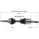 Purchase Top-Quality GSP NORTH AMERICA - NCV82013 - CV Axle Assembly - Front Left pa2