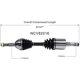 Purchase Top-Quality GSP NORTH AMERICA - NCV82016 - CV Axle Assembly - Front Left pa1