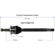 Purchase Top-Quality GSP NORTH AMERICA - NCV82510 - CV Axle Assembly - Front Left pa3