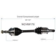 Purchase Top-Quality GSP NORTH AMERICA - NCV69170 - CV Axle Assembly - Front pa2