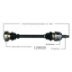 Purchase Top-Quality Left New CV Complete Assembly by WORLDPARTS - 129020 pa1