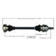 Purchase Top-Quality Left New CV Complete Assembly by WORLDPARTS - 129020 pa3