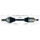 Purchase Top-Quality Left New CV Complete Assembly by WORLDPARTS - 129045 pa1