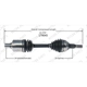 Purchase Top-Quality Left New CV Complete Assembly by WORLDPARTS - 179045 pa2