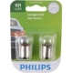 Purchase Top-Quality License Plate Light by PHILIPS - 631LLB2 pa40