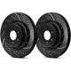Purchase Top-Quality Rear Slotted Rotor by EBC BRAKE - GD7141 2