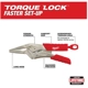 Purchase Top-Quality MILWAUKEE - 48-22-3406 - 6" Long Nose Locking Pliers With Grip pa1