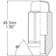 Purchase Top-Quality COYOTE WHEEL ACCESSORIES - 70K545 - Lug Nut pa2