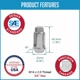 Purchase Top-Quality COYOTE WHEEL ACCESSORIES - 70K573 - Lug Nut pa2