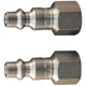 Purchase Top-Quality M-Style 1/4" (F) NPT x 1/4" 40 CFM Steel Quick Coupler Plug in Box Package, 10 Pieces by MILTON INDUSTRIES INC - 728 pa3