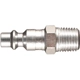 Purchase Top-Quality M-Style 1/4" (M) NPT x 1/4" 40 CFM Steel Quick Coupler Plug in Box Package, 10 Pieces (Pack of 10) by MILTON INDUSTRIES INC - 727 pa1