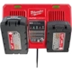 Purchase Top-Quality M18™ 18 V Li-ion Dual-port Dual Bay Simultaneous Rapid Wall Battery Charger by MILWAUKEE - 48-59-1802 pa4
