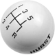 Purchase Top-Quality Manual Transmission Shift Knob by HURST - 1630025 pa1