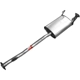 Purchase Top-Quality WALKER USA - 55303 - Stainless Steel Muffler And Pipe Assembly pa6