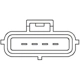 Purchase Top-Quality New Air Mass Sensor by WALKER PRODUCTS - 245-1043 pa1