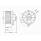 Purchase Top-Quality New Blower Motor Without Wheel by GLOBAL PARTS DISTRIBUTORS - 2311288 pa1