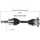 Purchase Top-Quality GSP NORTH AMERICA - NCV10017XD - CV Axle Assembly - Front pa3