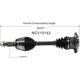 Purchase Top-Quality GSP NORTH AMERICA - NCV10142 - CV Axle Assembly pa2