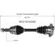 Purchase Top-Quality GSP NORTH AMERICA - NCV10142XD - CV Axle Assembly - Front pa6