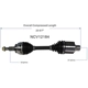 Purchase Top-Quality GSP NORTH AMERICA - NCV12184 - CV Axle Assembly pa6