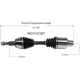 Purchase Top-Quality GSP NORTH AMERICA - NCV12187 - CV Axle Assembly - Front pa11
