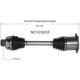 Purchase Top-Quality GSP NORTH AMERICA - NCV23033 - CV Axle Assembly - Front pa7