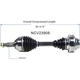 Purchase Top-Quality GSP NORTH AMERICA - NCV23908 - CV Axle Assembly - Front pa1