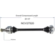 Purchase Top-Quality GSP NORTH AMERICA - NCV27520 - CV Axle Assembly - Rear pa2
