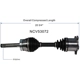 Purchase Top-Quality GSP NORTH AMERICA - NCV53072 - CV Axle Assembly - Front pa4