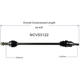 Purchase Top-Quality GSP NORTH AMERICA - NCV53122 - CV Axle Assembly - Rear pa3