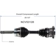 Purchase Top-Quality GSP NORTH AMERICA - NCV53128 - CV Axle Assembly - Front pa2