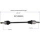 Purchase Top-Quality GSP NORTH AMERICA - NCV66924 - CV Axle Assembly - Rear pa6