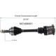 Purchase Top-Quality GSP NORTH AMERICA - NCV69001 - CV Axle Assembly - Front pa6