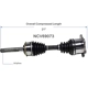 Purchase Top-Quality GSP NORTH AMERICA - NCV69073 - CV Axle Assembly - Front pa6
