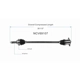Purchase Top-Quality GSP NORTH AMERICA - NCV69107 - CV Axle Assembly - Rear pa6