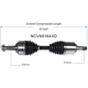Purchase Top-Quality GSP NORTH AMERICA - NCV69164XD - CV Axle Assembly - Front pa5