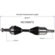 Purchase Top-Quality GSP NORTH AMERICA - NCV69572 - CV Axle Assembly - Front pa3