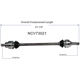 Purchase Top-Quality GSP NORTH AMERICA - NCV73021 - CV Axle Assembly - Rear pa2