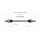 Purchase Top-Quality GSP NORTH AMERICA - NCV73053 - CV Axle Assembly - Rear pa2