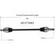 Purchase Top-Quality GSP NORTH AMERICA - NCV73563 - CV Axle Assembly - Rear pa5
