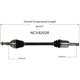 Purchase Top-Quality GSP NORTH AMERICA - NCV82026 - CV Axle Assembly - Rear pa6