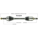 Purchase Top-Quality TRAKMOTIVE - TO8234 - CV Axle Shaft pa7