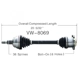 Purchase Top-Quality TRAKMOTIVE - VW8069 - CV Axle Shaft pa4