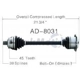 Purchase Top-Quality TRAKMOTIVE - AD8031 - CV Axle Shaft pa2