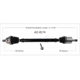 Purchase Top-Quality TRAKMOTIVE - AD8174 - CV Axle Shaft pa2