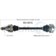 Purchase Top-Quality TRAKMOTIVE - BM8076 - CV Axle Shaft pa1