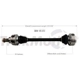 Purchase Top-Quality TRAKMOTIVE - BM8103 - CV Axle Shaft pa3