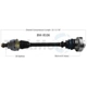 Purchase Top-Quality TRAKMOTIVE - BM8106 - CV Axle Shaft pa2