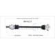 Purchase Top-Quality TRAKMOTIVE - BM8173 - CV Axle Shaft pa5